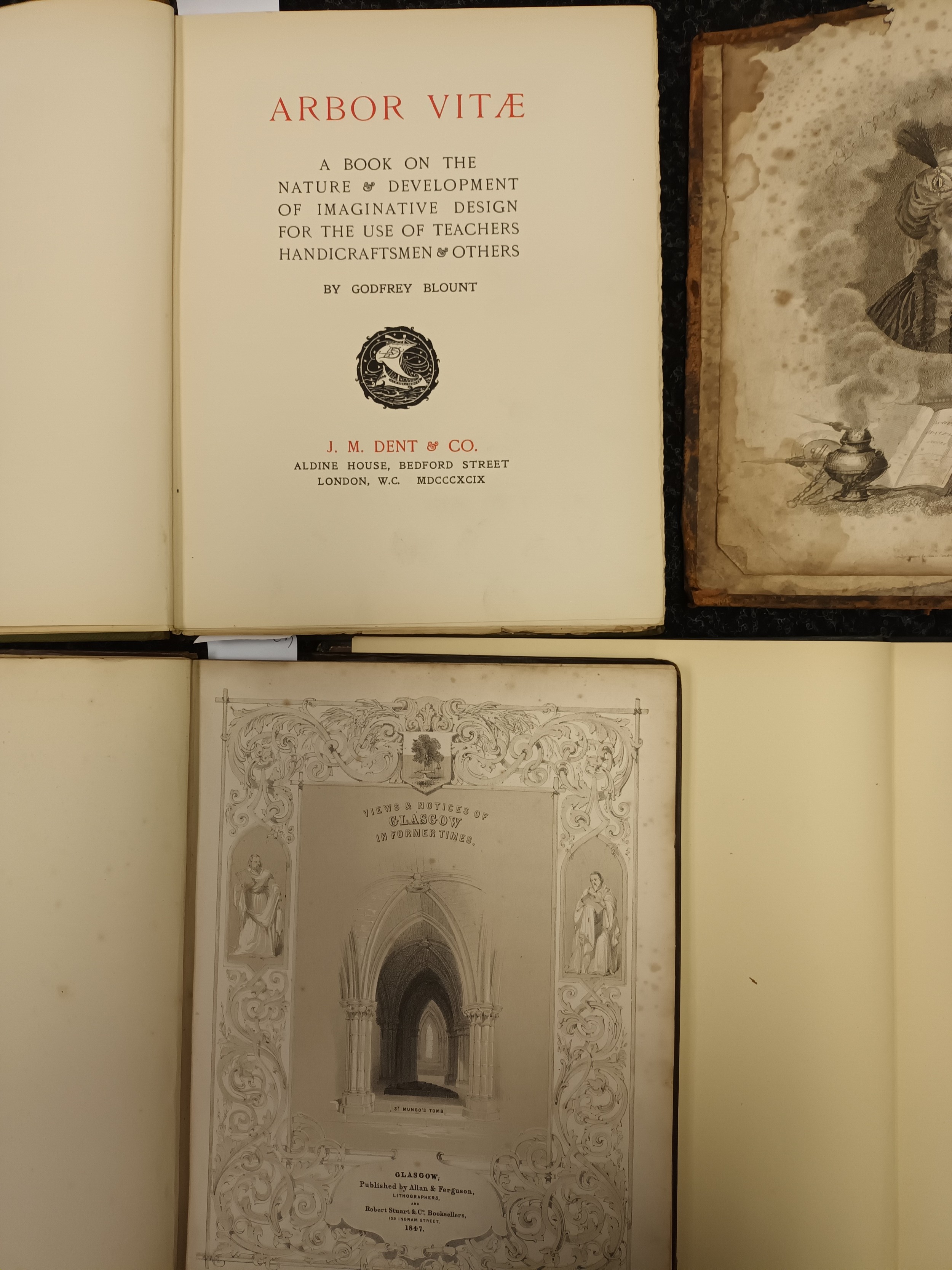 Five Miscellaneous books; Arbor Vitae, The River Tay, Osephu's Works, Views and Notices of Glasgow - Bild 2 aus 6