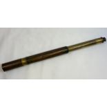 Brass pull telescope [W. Ashmore Day or Night London] (in need of attention)