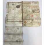 Antique Passport 1818 belonging to Robert Riddell.