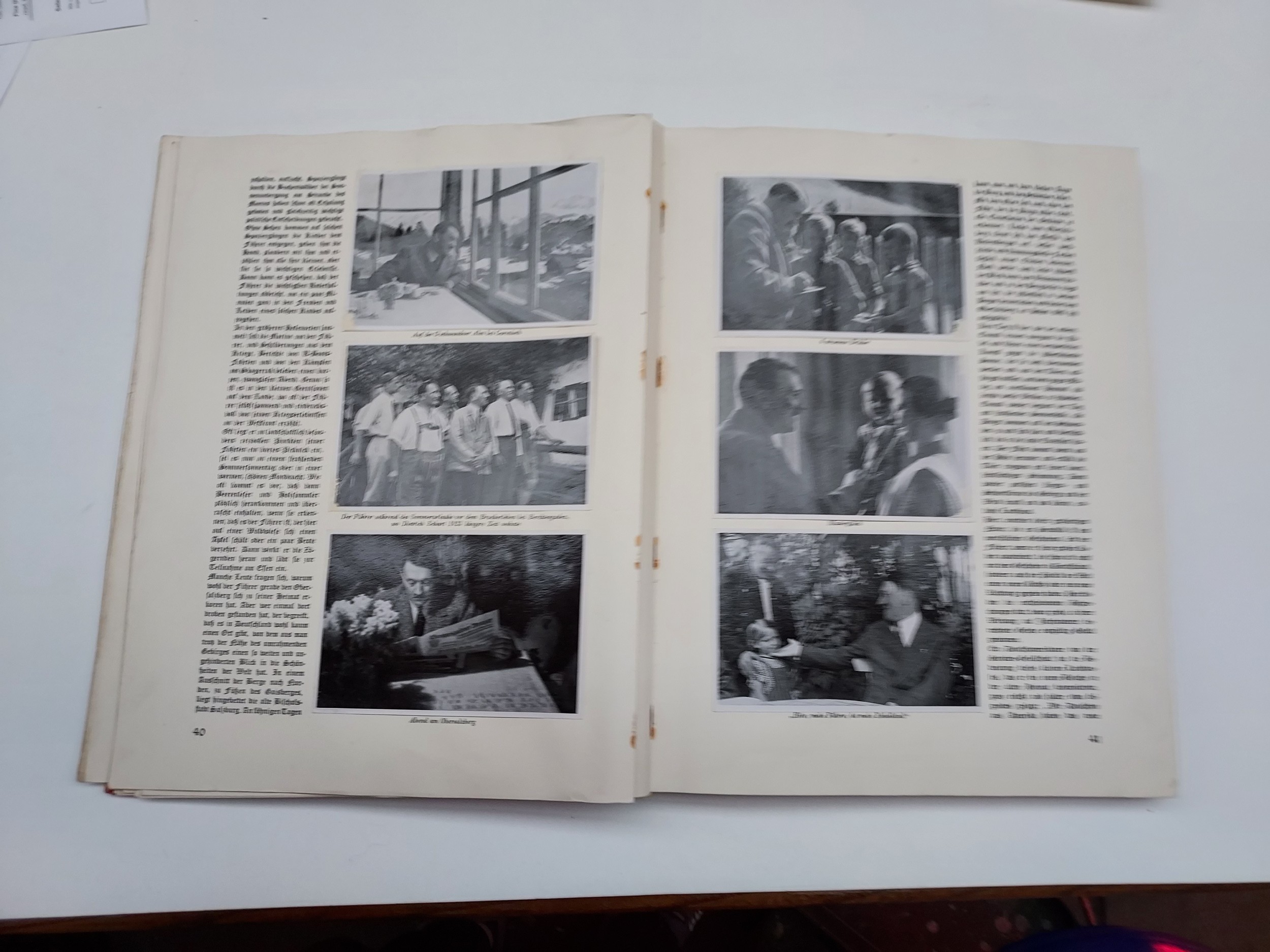 A Scarce Volume Entitled Adolf Hitler 133 pages with over 200 tipped in photo plates (Black and - Image 6 of 10