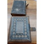 Two books of Carte De Visite Photographs To Include Two Victorian Leather Bound Brass Clasps Carte