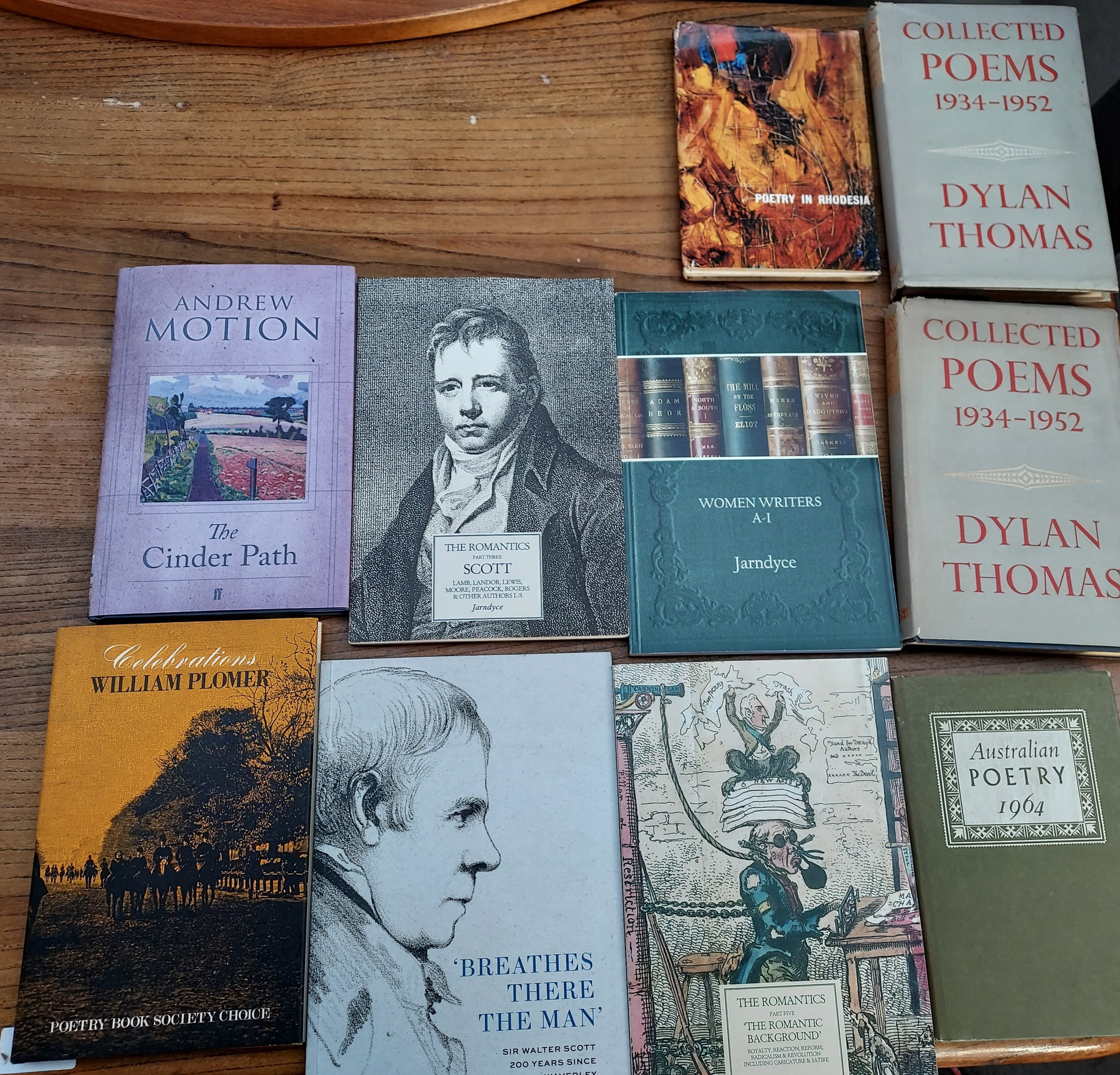 A Collection of Poetry Books and other books of interest to include: Two Very Scarce Dylan Thomas,