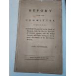 An Historical Document: Report from Committee Pertisioning The Houfe of Commons relating to The