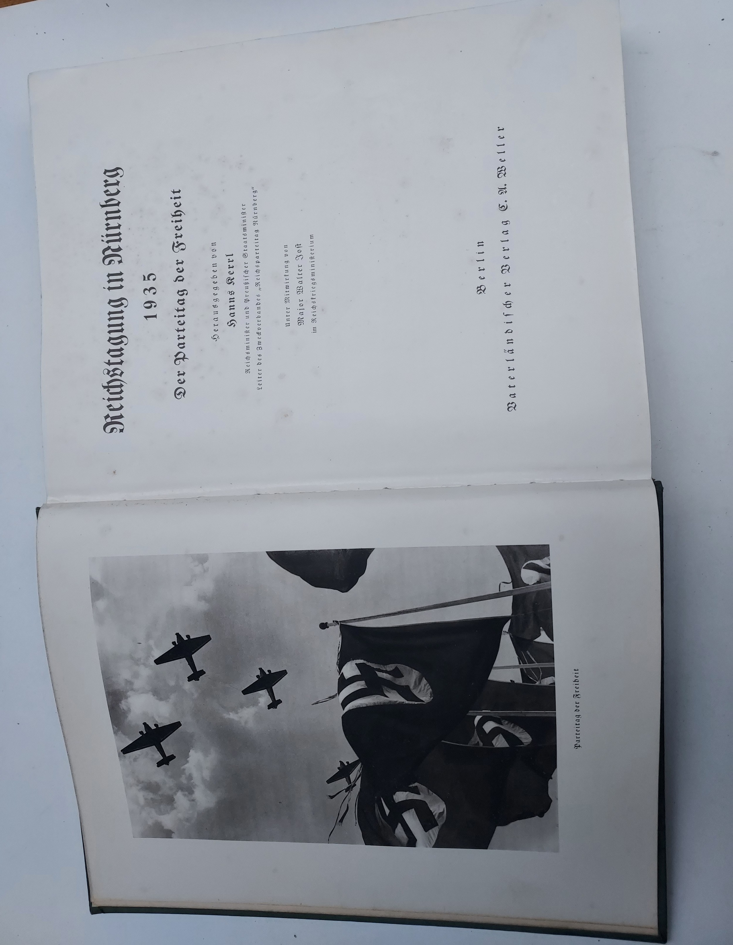 A scarce book describing the chilling rise Of The Nazi Party in words and pictures over 434 - Image 5 of 9