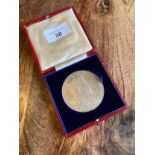 1902 Edward VII & Alexandra Coronation Celebration Medal & Box.