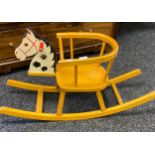 A Vintage children's rocking horse