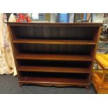 Antique four section book case. [110x128x32.5cm]