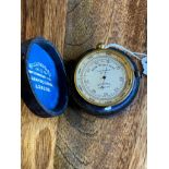 A 19th century pocket Barometer by Dollond London. Comes with protective leather case.