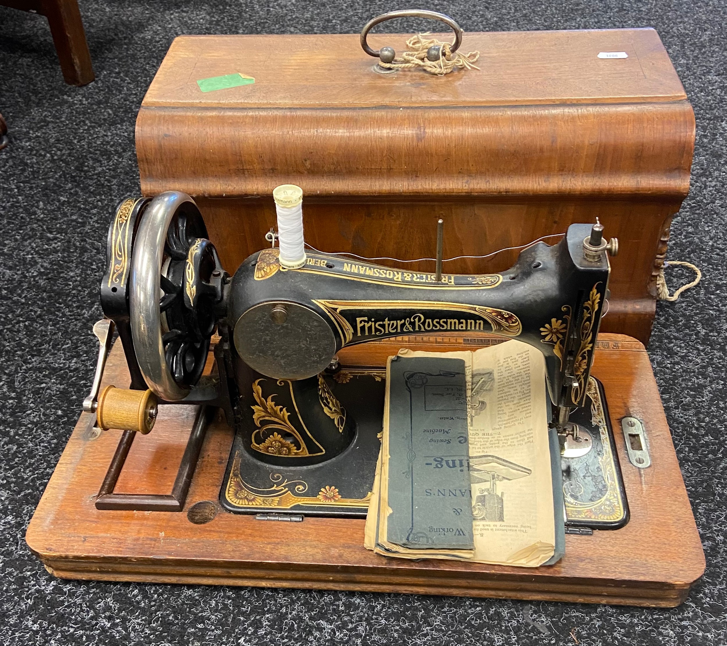 Antique sewing machine [Frister & Rossman] [1418184] - Image 3 of 3