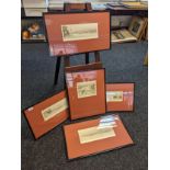 Original Etchings; 'The Clyde', The Forth', 'The Thames', 'The Mersey', 'The Tyne' [W. Walcot],