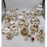 Collection of Royal Albert 'Old Country Roses' [52 piece]