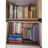 A Collection of two boxes of Vintage Books to Include Many Poetry Works and Historical Cooking