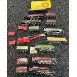 A Collection of 6 Tri- Ang Loco's and tenders models, together with a crane wagon and extra small