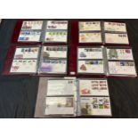 Five folders of collectable first day covers.