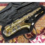 A Lafleur saxophone Imported by Boosey & Hawkes London. Comes with carry case.