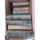 A Box of Vintage Reference Books and others to include Pitcairn's Criminal Trials Vol 1 & II
