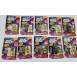 A Collection of Packed Bendems Star Wars Figures.