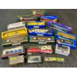 A Collection of boxed corgi lorry models and various other boxed models. Includes Eddie Stobart.