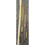 Shakespeare Flymaster 1602 8 foot 6 weight, two piece fly rod and Scottie fly rod