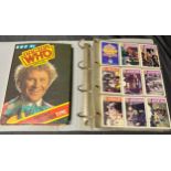 An Album of Doctor Who trading cards by Cornerstone Communications- 110/ 110 cards in the