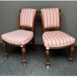 A Pair of 19th century parlour/ dining chairs.