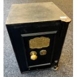 Antique small safe produced by C. Price & co. [circa 1800's] Open- no key.