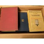 Bibliography.: A box including Sex Rites and Customs; Bibliophile in the Nursery; John Masefield;