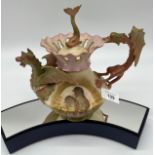 Antique dragon design tea pot possibly by Robert Hanke [As Found]