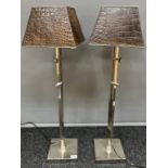 A Pair of contemporary Kare Design table lamps.
