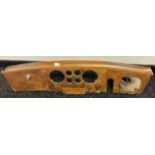 A Vintage Jaguar XK120 OR XK150 [Circa 1948-61] wooden dashboard