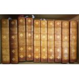 Thackeray, William.: The Works. 26 vols. New York, Harper & Brothers. Limited edition 490. Half