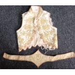 19th century Gold embroidered waistcoat