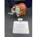 Royal Crown Derby 'The Mulberry Hall Baby Elephant' Limited edition 546 of 950. Comes with