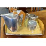 A Vintage Picquot tea/ coffee service with serving tray.