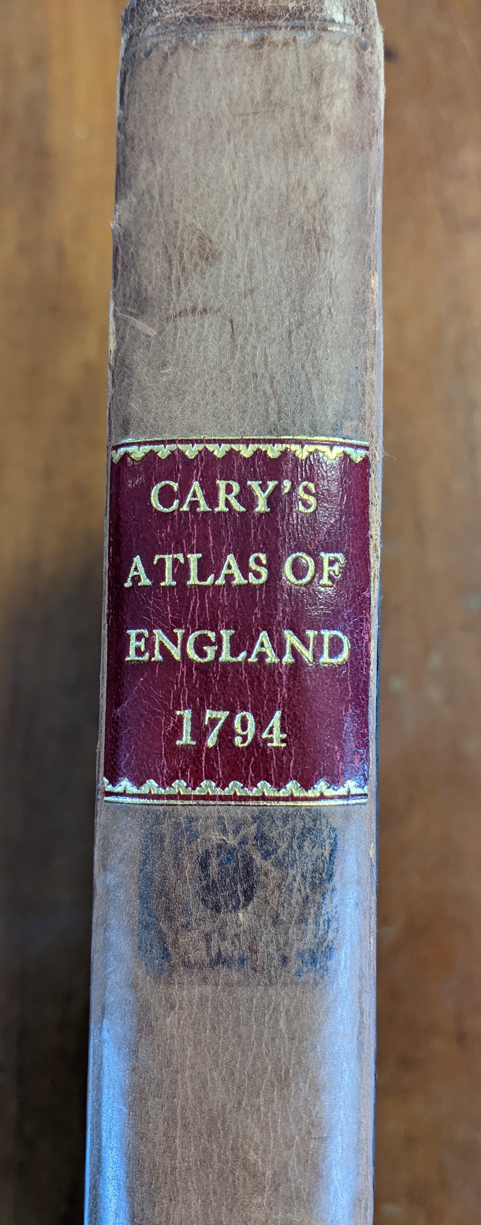 Cary, John.: A New Map of England and Wales with part of Scotland. London, J. Cary, 1794. First - Image 2 of 2