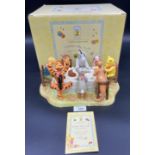 Royal Doulton Winnie the Pooh large figure, titled 'A Party For Me? How Grand!' Limited edition