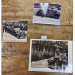 A Lot of three photographs of original prints. Showing Presidents Protection Mr Roosevelt and