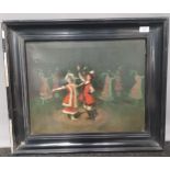 Oil on canvas , Russian Ballet. Polonaise, attributed to Vereker . Monteith. Hamilton [Scottish