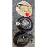 Three various military berets