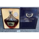 A Bottling of XO Armagnac Janneau, 40% Vol. 70cl. Full, sealed and Boxed.