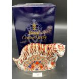 Royal Crown Derby Bengal Tiger paperweight, Comes with box.