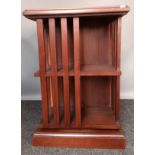 Mahogany revolving bookcase [73x50cm]