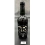 A Bottling of Croft 1966 Vintage Port. Sealed.