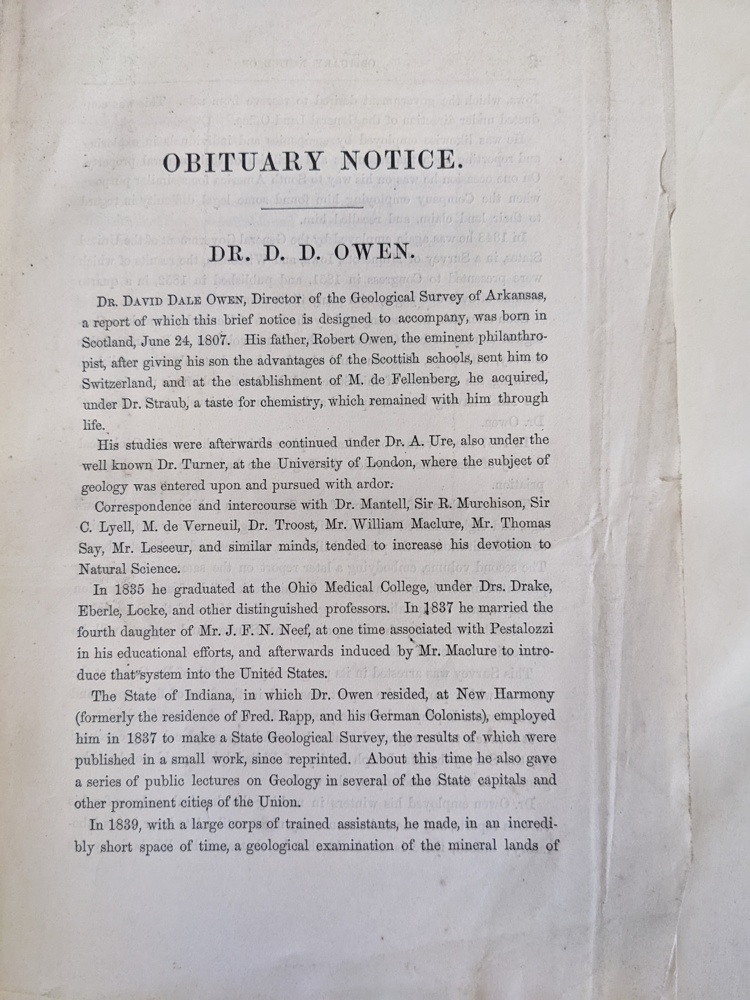 Owen, David Dale.: Report of a Geological Survey of Wisconsin, Iowa, and Minnesota; and incidentally - Image 7 of 7