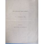 Penrose, F.C.: Two Letters from from F.C. Penrose, Esq., ... on certain anomalies in the