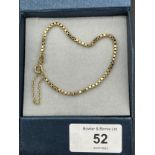 9ct gold bracelet [5.68grams] [18cm in length]