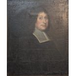 Oil on canvas, half length portrait of Sir Ludovic Gordon of Gordo, 17th century Scottish School [