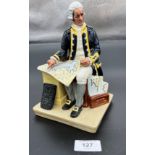 Royal Doulton Captain Cook figure. H.N. 2889. [20cm high] [Will not post]