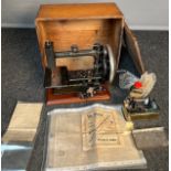 19th century eagle table top sewing machine [85080] Kimball & Morton Limited Glasgow. Comes with pin