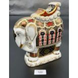 Royal Crown Derby paperweight 'The 1999 Harrods Elephant' limited edition of 150, this is no 141.